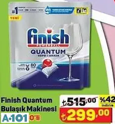 FİNİSH QUANTUM BULAŞIK MAKİNESİ TABLETİ • 80’Lİ